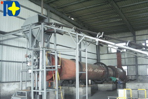 Fluorite powder dryer 